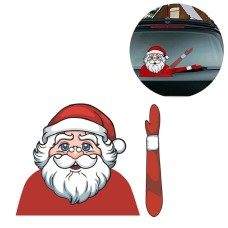 Съемная наклейка с Санта -Клаусом Съемная наклейка на заднее ветротвое стекло (Santa Claus 3)