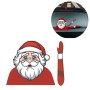 Santa Claus Wiper Sticker Removable Car Rear Windshield Wiper Sticker(Santa Claus 3)