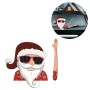 Santa Claus Wiper Sticker Removable Car Rear Windshield Wiper Sticker(Santa Claus 4)