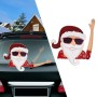 Santa Claus Wiper Sticker Removable Car Rear Windshield Wiper Sticker(Santa Claus 4)