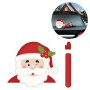 Santa Claus Wiper Sticker Removable Car Rear Windshield Wiper Sticker(Santa Claus 5)