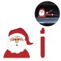 Santa Claus Wiper Sticker Removable Car Rear Windshield Wiper Sticker(Santa Claus 6)