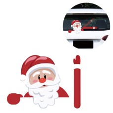 Santa Claus Wiper Sticker Removable Car Rear Windshield Wiper Sticker(Santa Claus 7)