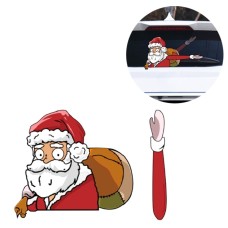 Съемная наклейка с Санта -Клаусом Съемная наклейка на заднее ветротвое стекло (задний мешок 8)