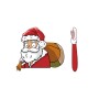 Santa Claus Wiper Sticker Removable Car Rear Windshield Wiper Sticker(Back Bag 8)