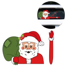Съемная наклейка Санта -Клауса Съемная наклейка с ветроистыми стекла