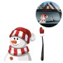 Santa Claus Wiper Sticker Removable Car Rear Windshield Wiper Sticker(Snowman 12)