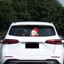 Santa Claus Wiper Sticker Removable Car Rear Windshield Wiper Sticker(Snowman 13)