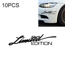 10 PCS YJZT LIMITED EDITION Creative Vinyl Car Window Sticker Car-styling Decal Size:16CMx3.8CM
