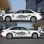 D-70 Wolf Totem Car Stickers Car Personality Modified Car Stickers(Black)