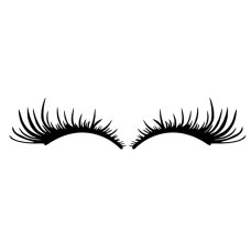 5 Pairs Car Big Lamp Eyebrow Sticker Sexy Eye Eyelash Car Sticker(Black)