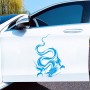 D-131 Dragon Totem Dragon Car Cover Sticker Modified Roof Scratch Sticker(Blue)