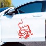 D-131 Dragon Totem Dragon Cover Cover Sticker Modied Roof Scratch Sticker (красный)