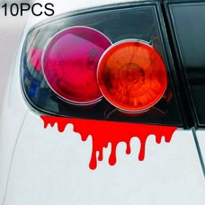 10 PCS Red Blood DIY Car Sticker Car Styling Car-cover
