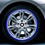 Цвет 16 -дюймовой колесной ступицы светоотражающая наклейка для роскошного автомобиля (синий)