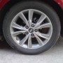 Цвет 16 -дюймовой колесной ступицы светоотражающая наклейка для роскошного автомобиля (серебро)