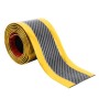 Universal Electroplate Carbon Fibre Car Door Threshold Decoration Strip Decorative Sticker, Size : 3CM x 2M(Gold)