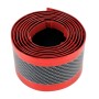 Universal Electroplate Carbon Fibre Car Door Threshold Decoration Strip Decorative Sticker, Size : 3CM x 2M (Red)