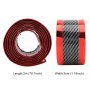 Universal Electroplate Carbon Fibre Car Door Threshold Decoration Strip Decorative Sticker, Size : 3CM x 2M (Red)