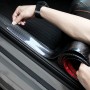 Universal Electroplate Carbon Fibre Car Door Threshold Decoration Strip Decorative Sticker, Size : 3CM x 2M (Silver)