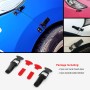 EA059 2 PCS Car Modification Accessories Universal Iron Bumper Safety Fixed Buckle, Size: 26.7 x 80mm