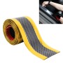 Universal Electroplate Carbon Fibre Car Door Threshold Decoration Strip Decorative Sticker, Size : 5CM x 2M (Gold)