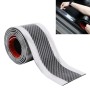 Universal Electroplate Carbon Fibre Car Door Threshold Decoration Strip Decorative Sticker, Size : 5CM x 2M (Silver)