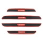 Universal Car Door Threshold Black Red Edge Decoration Strip Stickers