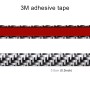 8m Universal DIY Carbon Fiber Rubber Auto Car Door Edge Seal Scratch Protector Decorative Strip(Black)