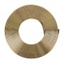 2m High Quality Car Headlight External Frame Decorative Strip Car Wheel Hub Trim Mouldings Shining Decoration Strip Automobile Network Decorative Strip(Gold)