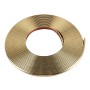 2m High Quality Car Headlight External Frame Decorative Strip Car Wheel Hub Trim Mouldings Shining Decoration Strip Automobile Network Decorative Strip(Gold)