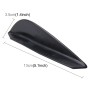 2 Pair Car Styling Body Head Side Light Lamp Frame Stick Cover Trim Car Styling Side Light Decoration Trim Cover Auto Accessories, Length: 13cm(Black)