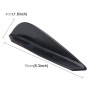 2 Pairs Car Styling Body Head Side Light Lamp Frame Stick Cover Trim Car Styling Side Light Decoration Trim Cover Auto Accessories, Length: 16cm(Black)
