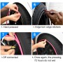 Universal Decorative Scratchproof Stickup 8M Flexible Car Wheel Hub TRIM Mouldings Shining Decoration Strip