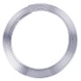 Universal Decorative Scratchproof Stickup 8M Flexible Car Wheel Hub TRIM Mouldings Shining Decoration Strip(Silver)