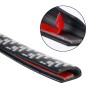 Car Carbon Fiber Texture Decoration Door & Window Seal Decorative Strip