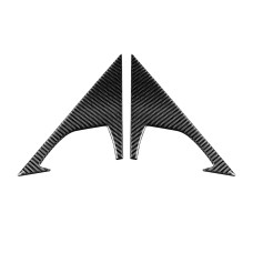 2 PCS Car Carbon Fiber Front Triangle Decorative Sticker for Infiniti FX 2009-2013/QX70 2014-, Left and Right Drive Universal