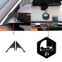 2 PCS Car Carbon Fiber Front Triangle Decorative Sticker for Infiniti FX 2009-2013/QX70 2014-, Left and Right Drive Universal