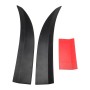 Car Modified ABS Three-stage Rear Wing Side Spoiler Lip