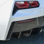 4 PCS Car Modified ABS Rear Wing Side Spoiler Lip for Chevrolet Corvette
