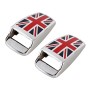 2 ПК / SET CAR USA FLAG MINI SPOUT Decorative Cover (красный)