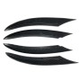 Car Air Inlet Grille Decoration Sticker Strip for Mercedes-Benz C Class C180L/C260L/C300L (Carbon Fiber Black)