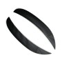 Car Front Wind Knife Decoration Sticker Strip for Mercedes-Benz C Class C180L/C260L/C300L (Carbon Fiber Black)