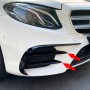 Car Front Bumper AMG Air Inlet Grille Decoration Sticker Strip for Mercedes-Benz E Class W213 2016-2020/E200/E260/E300 (Black)