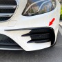 Car Front Wind Knife Decoration Sticker Strip for Mercedes-Benz E Class W213 2016-2020/E200/E260/E300 (Black)