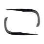 Car Front Wind Knife Decoration Sticker Strip for Mercedes-Benz E Class W213 2016-2020/E200/E260/E300 (Carbon Fiber Black)