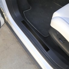 Пороговые наклейки на кустарные дверцы углеродного волокна для Tesla Model X