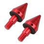 2 PCS Car Rear Anti-collision Tail Cone for Mercedes Benz Smart 2009-2014, Style:Pointed(Red)