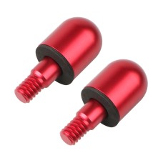 2 PCS Car Rear Anti-collision Tail Cone for Mercedes Benz Smart 2009-2014, Style:Round(Red)