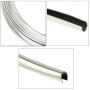 Car Auto Truck Door Edge Guard Trim Molding Protector Strip, Length: 12m(Silver)